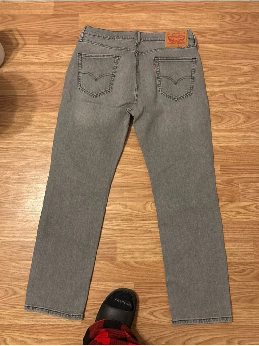 Levi's Gray Straight-Leg Men's Jeans